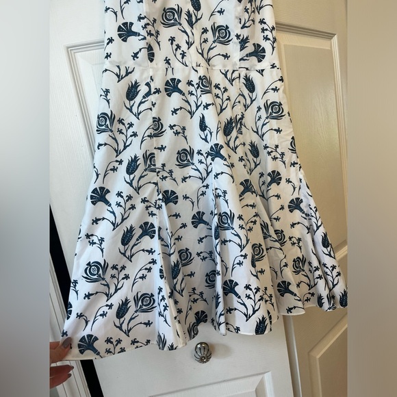 Charlotte Brody NAVY POMEGRANATE dress xs - Picture 5 of 8